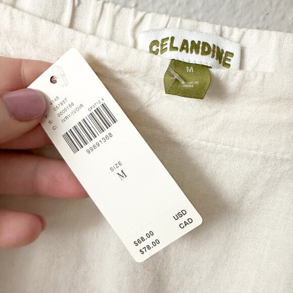 Anthro X Celandine Linen-Blend Side-Slit
Maxi Skirt‎ women’s size medium NEW - Picture 6 of 11